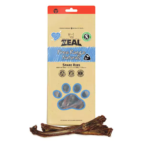 دنده های طبیعی گوساله مخصوص سگ ZEAL