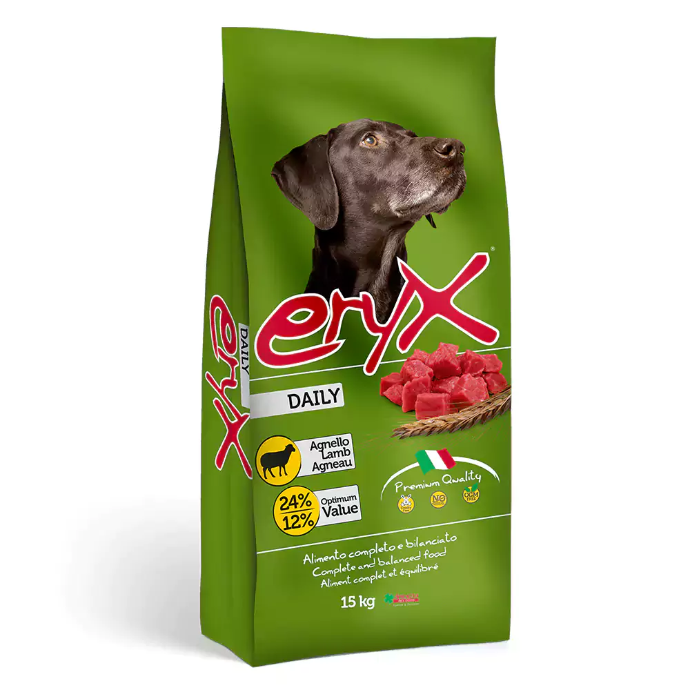غذا خشک سگ بالغ با طعم گوشت بره eryx